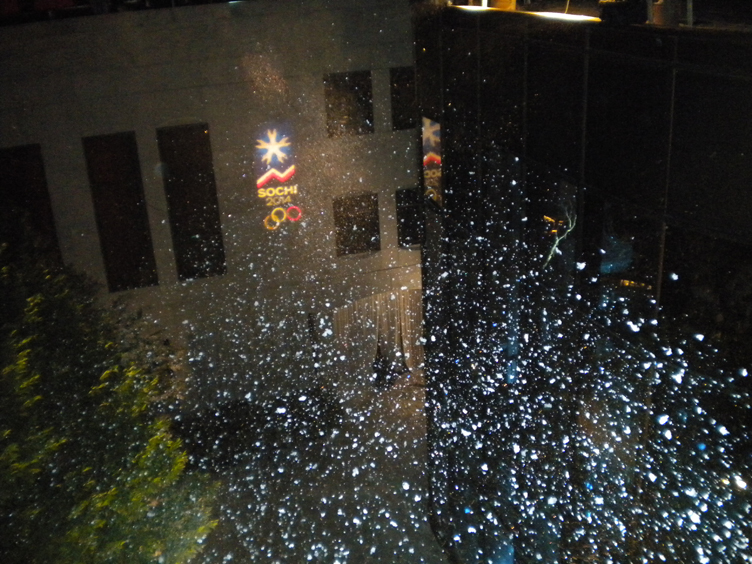 fake snow cannons