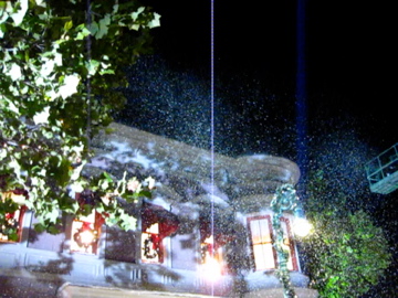fake snow T 1500 shooting cover snow decour street set