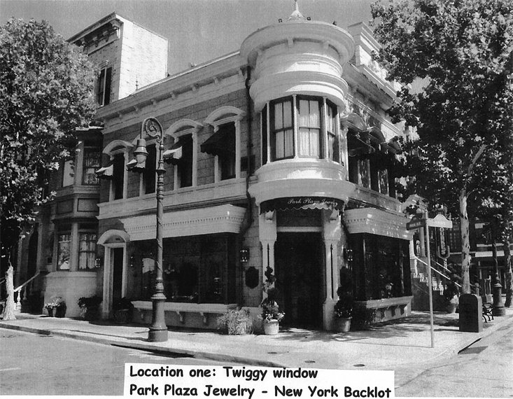 building on backlot universal studios