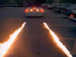 back to future tire burn